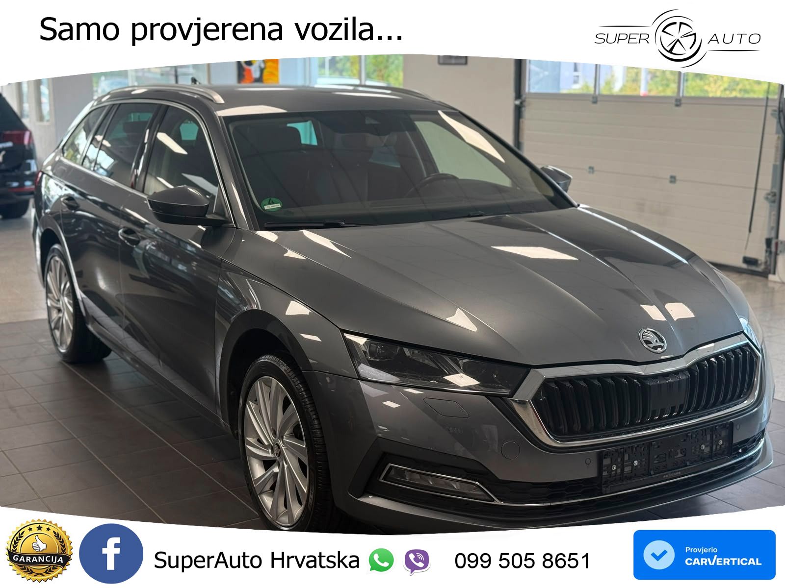 Škoda Octavia Combi 2.0 TDI (150 KS) DSG LED+GR SJED+ACC