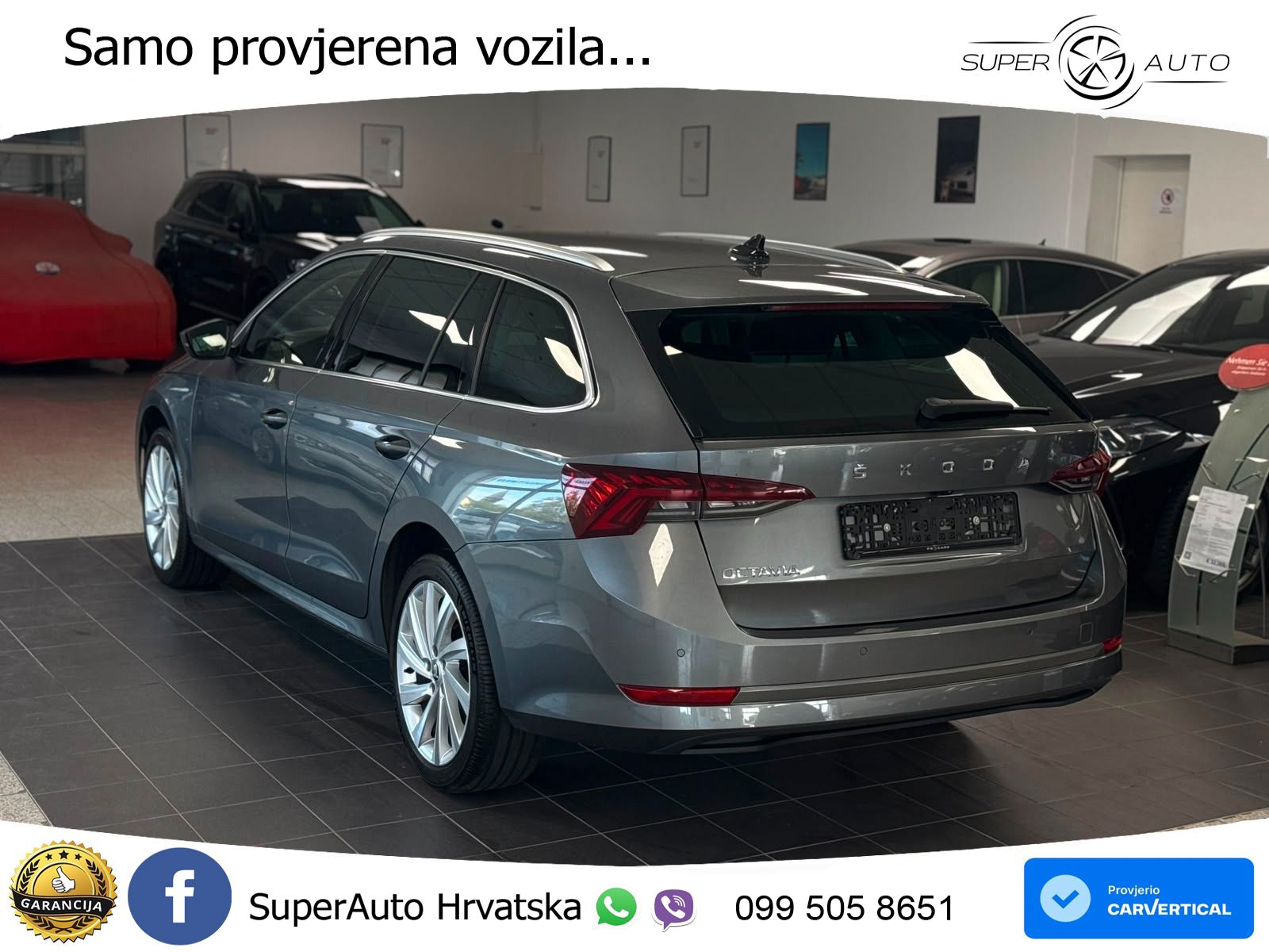 Škoda Octavia Combi 2.0 TDI (150 KS) DSG LED+GR SJED+ACC