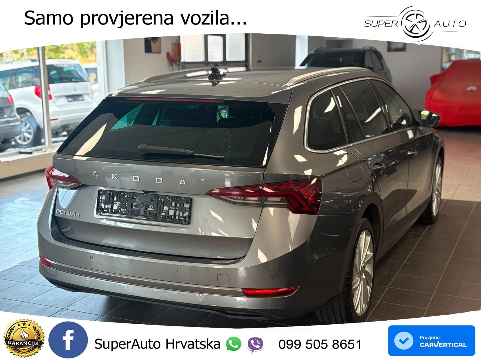 Škoda Octavia Combi 2.0 TDI (150 KS) DSG LED+GR SJED+ACC
