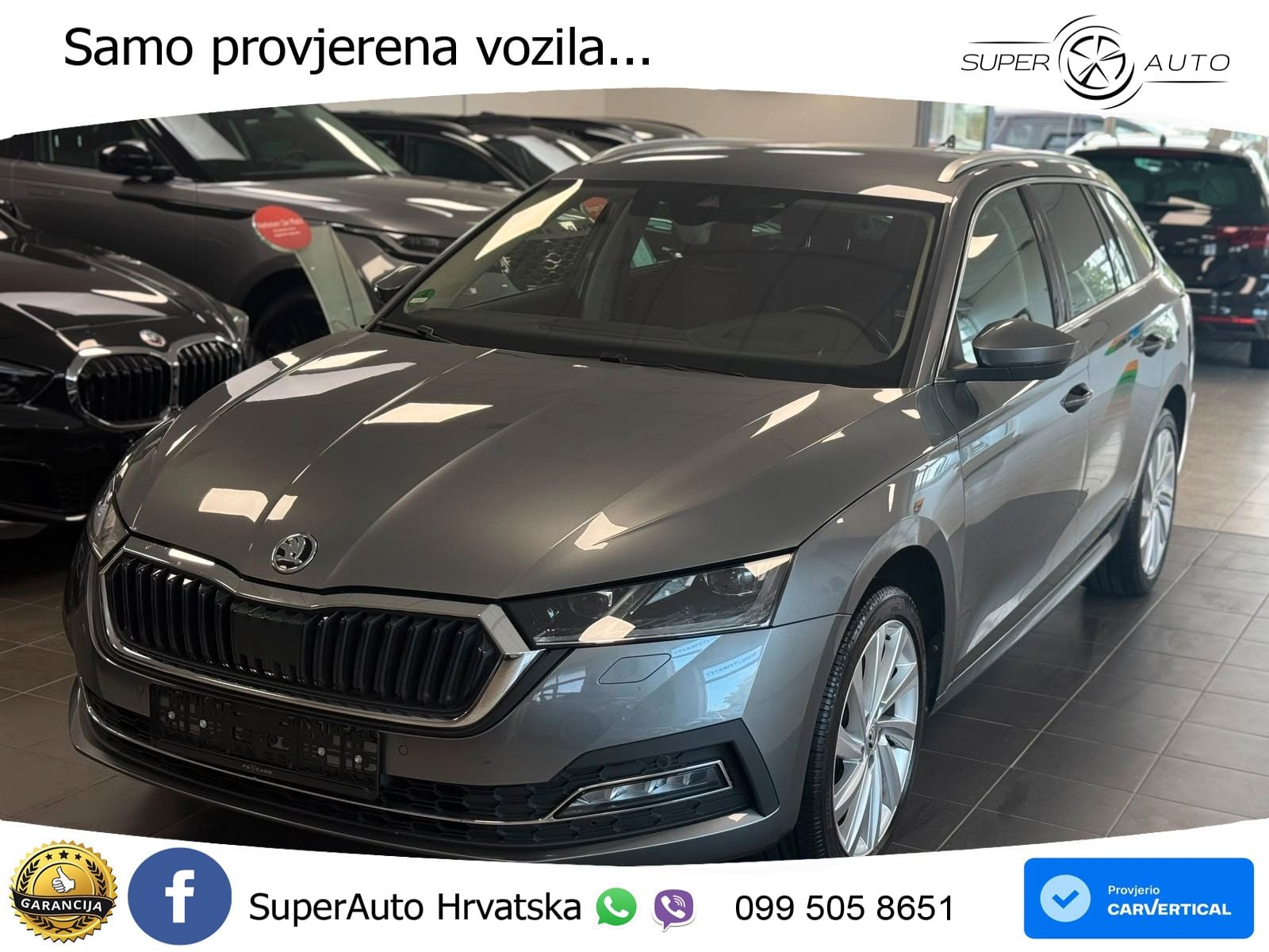 Škoda Octavia Combi 2.0 TDI (150 KS) DSG LED+GR SJED+ACC