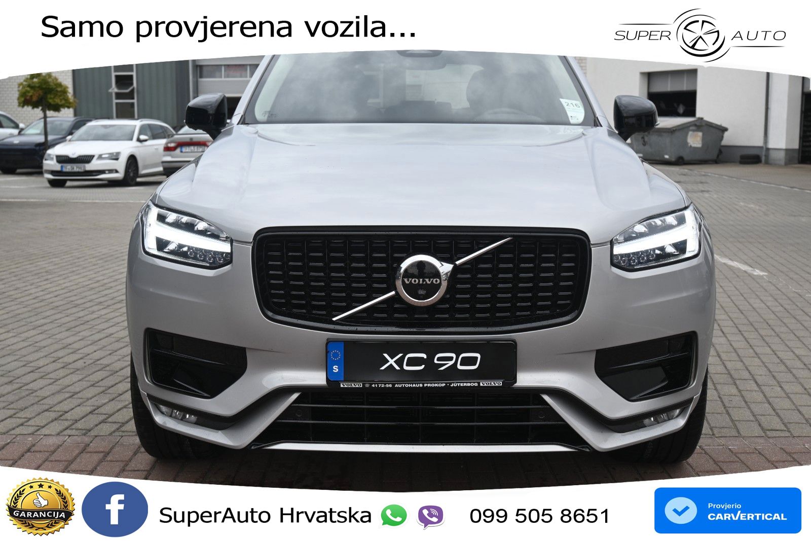 Volvo XC90 2.0 B5 Diesel AWD Automatic ACC+GR SJED+360+PANO