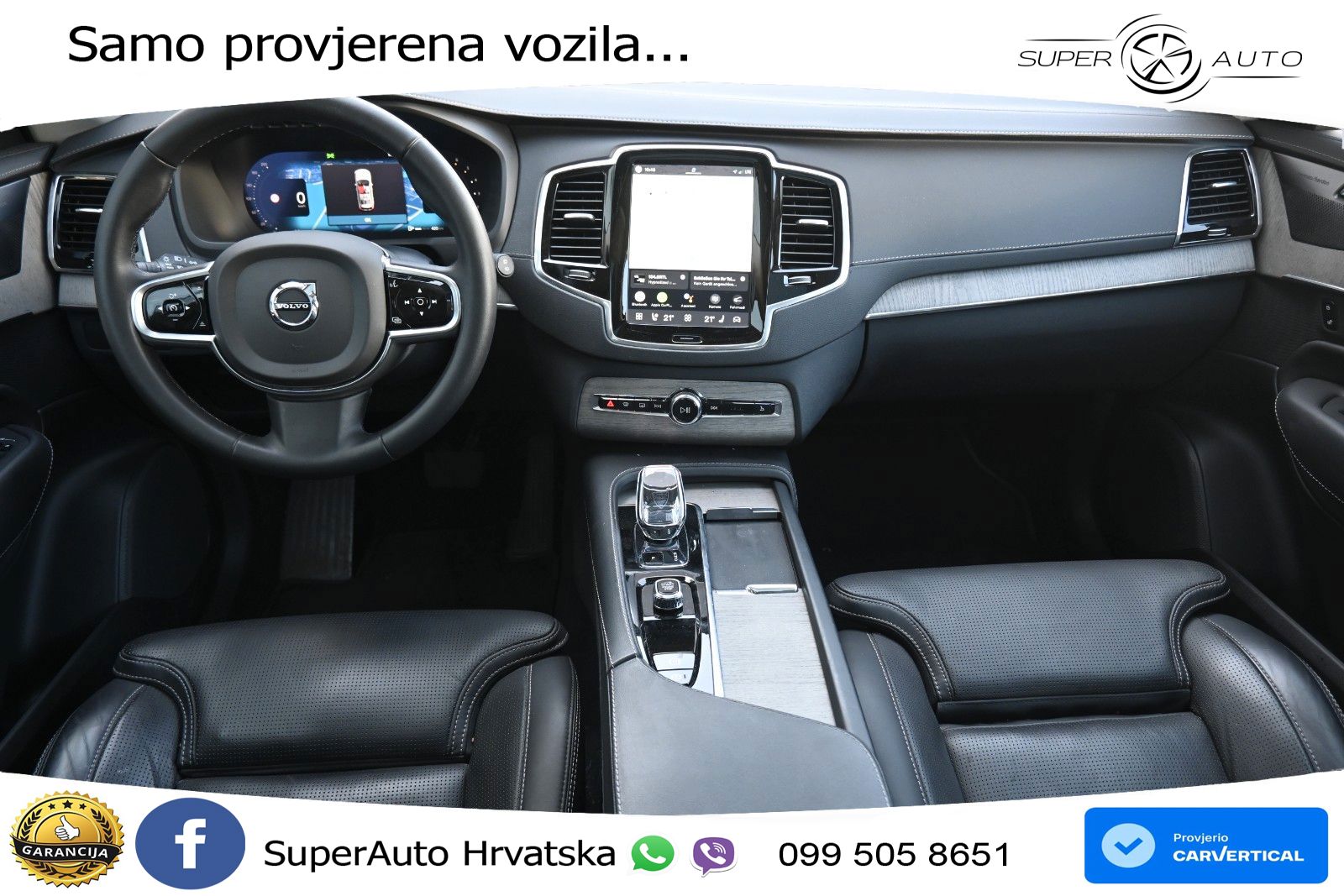 Volvo XC90 2.0 B5 Diesel AWD Automatic ACC+GR SJED+360+PANO