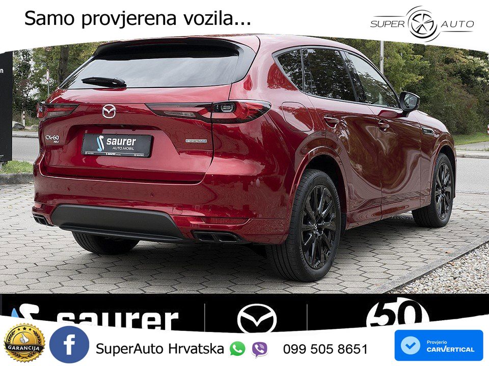 Mazda CX-60 2.5 e-Skyactiv (328 KS) AWD Automatic LED+GR SJED+ACC