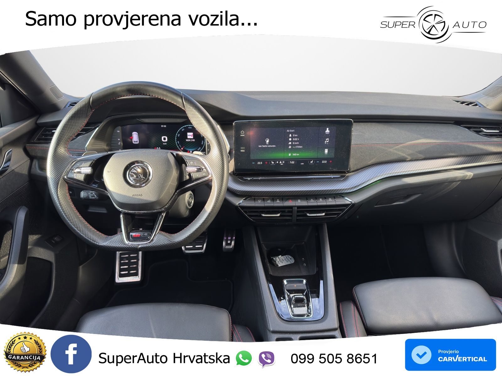 Škoda Octavia Combi RS 2.0 TDI (200 KS) DSG MATRIX+GR SJED+KAM