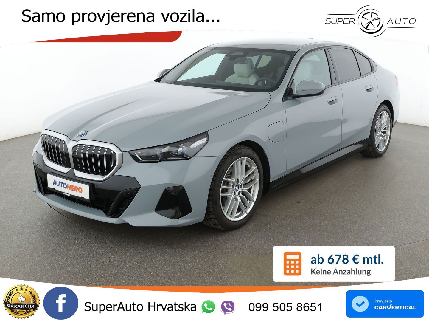 BMW 530e (299 KS) Steptronic M Sport LED+GR SJED+ACC