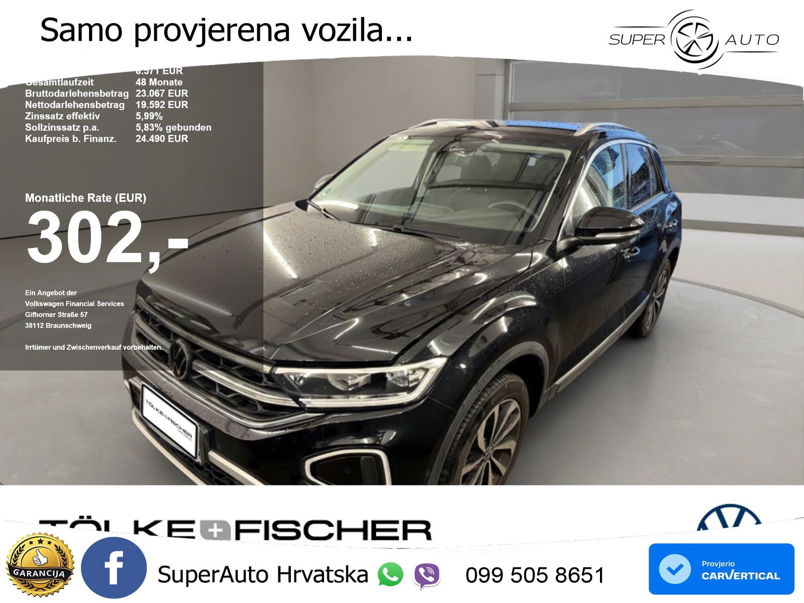 Volkswagen T-Roc I 2.0 TDI (150 KS) DSG LED+GR SJED+ACC