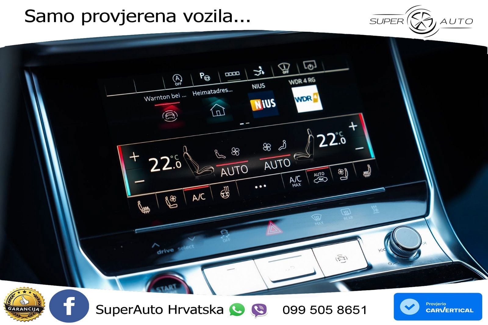 Audi RS7 4.0 TFSI V8 performance (630 KS) quattro tiptronic LED+GR SJED+ACC