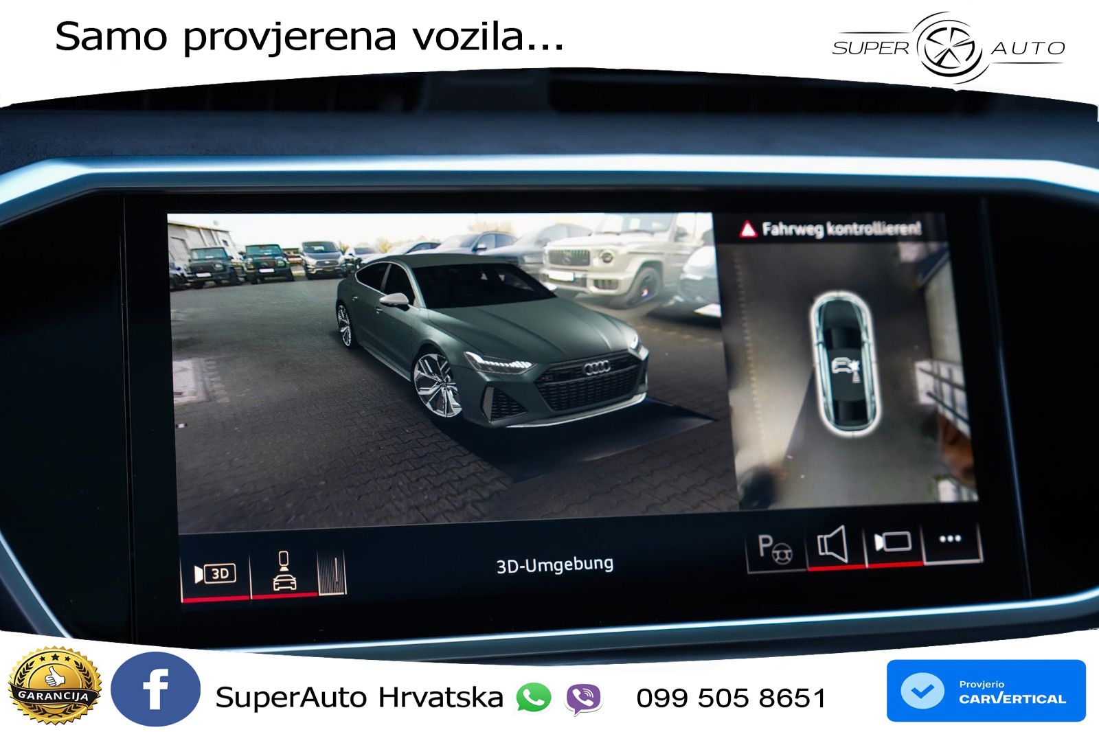 Audi RS7 4.0 TFSI V8 performance (630 KS) quattro tiptronic LED+GR SJED+ACC