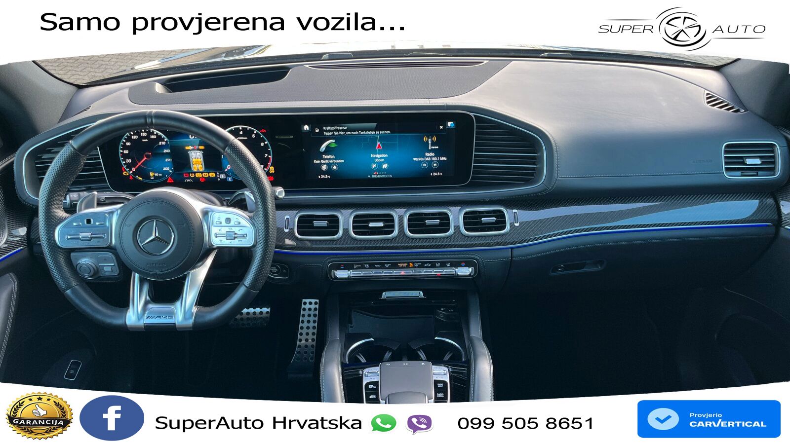 Mercedes-Benz GLS AMG GLS 63 V8 EQ Boost 4MATIC+ TCT ACC+HEAD+4xGR SJED+360+PANO