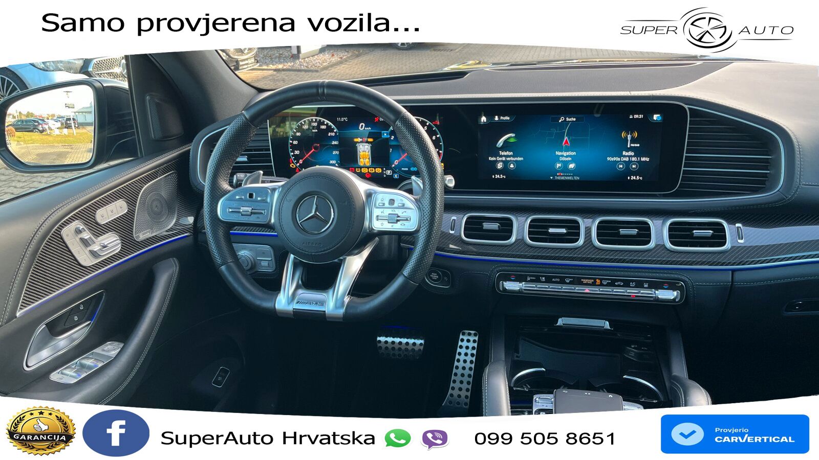 Mercedes-Benz GLS AMG GLS 63 V8 EQ Boost 4MATIC+ TCT ACC+HEAD+4xGR SJED+360+PANO