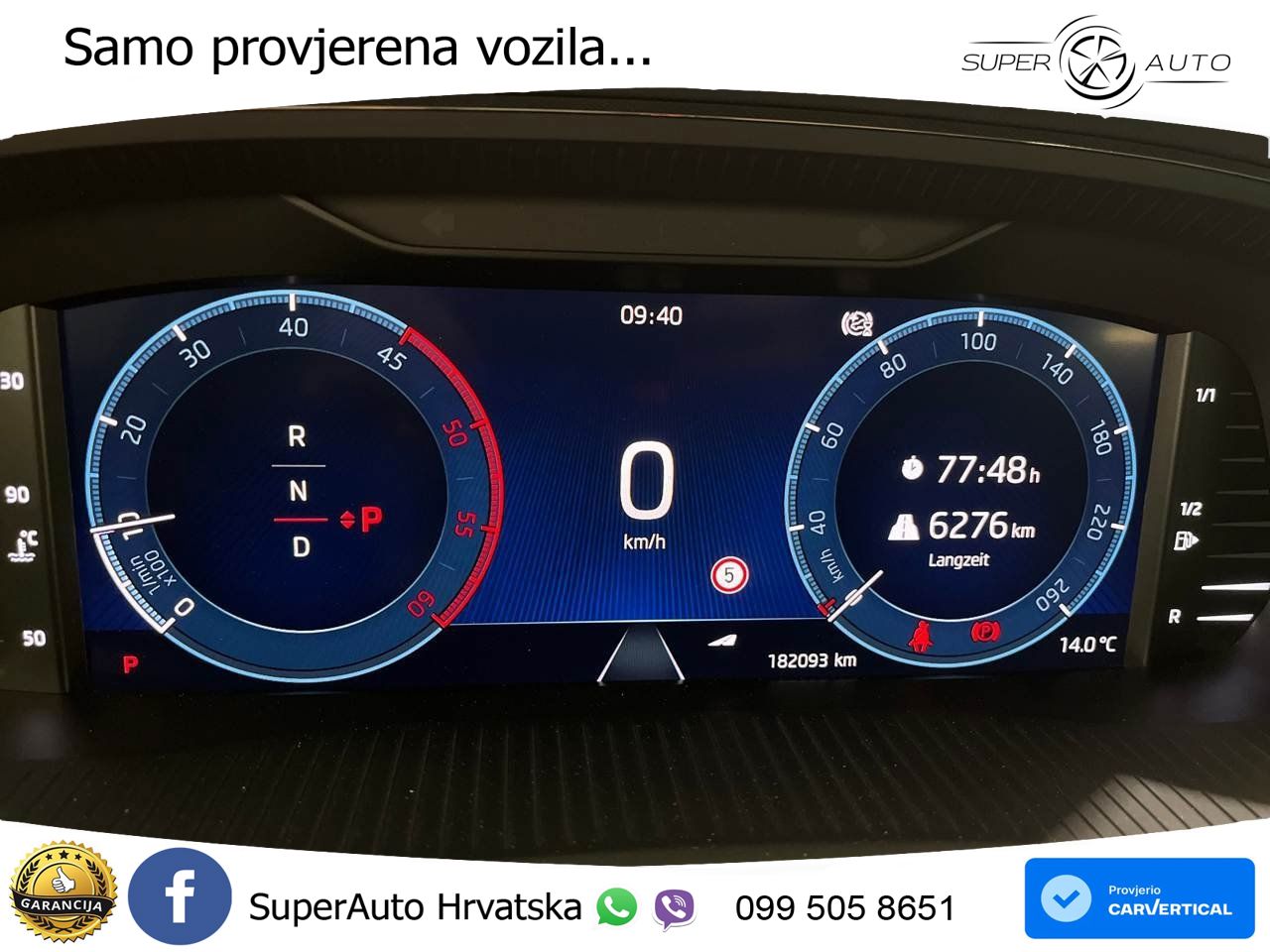 Škoda Octavia Combi 2.0 TDI (150 KS) DSG LED+GR SJED+ACC