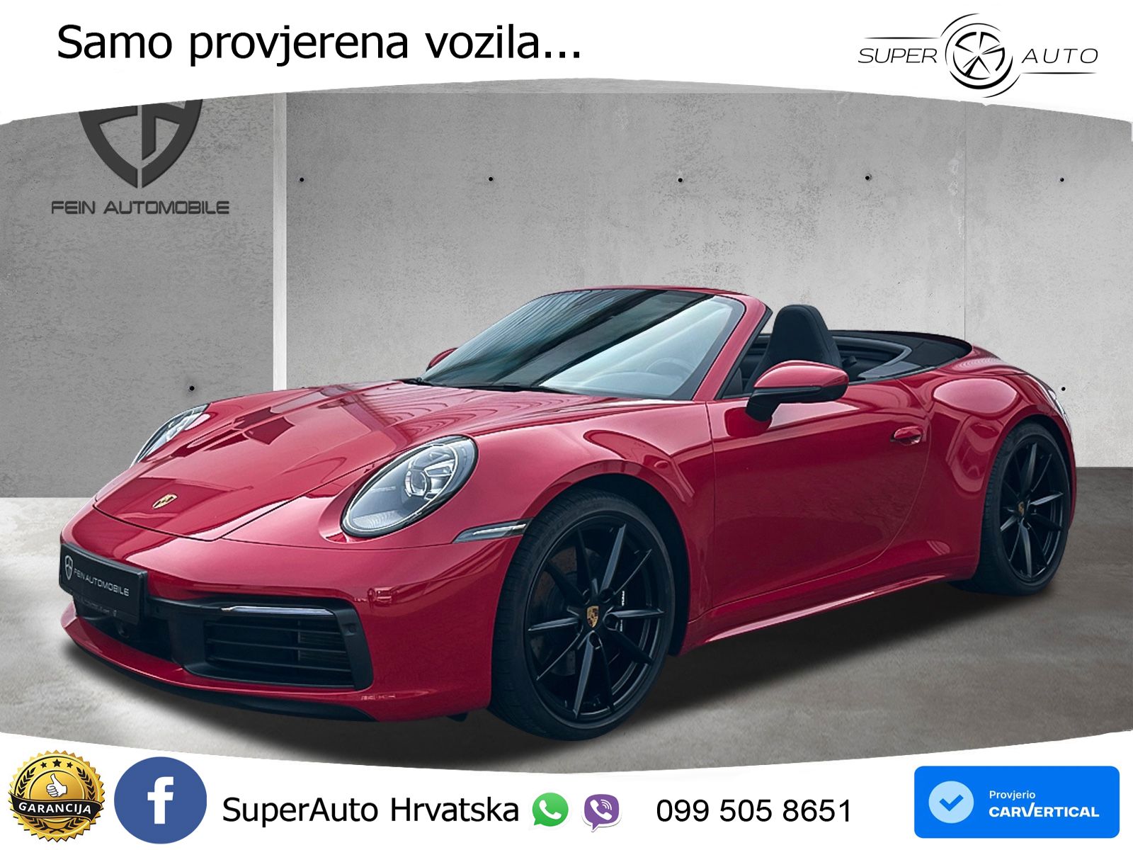Porsche 911 Carrera S Cabriolet 3.0 (450 KS) PDK MATRIX+GR SJED+KAM