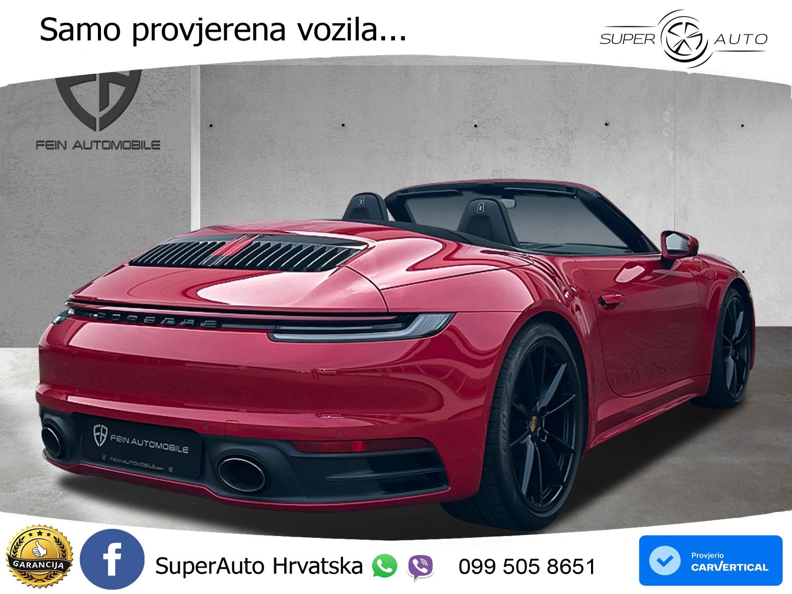 Porsche 911 Carrera S Cabriolet 3.0 (450 KS) PDK MATRIX+GR SJED+KAM