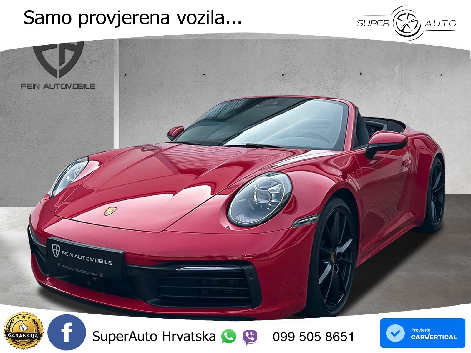 Porsche 911 Carrera S Cabriolet 3.0 (450 KS) PDK MATRIX+GR SJED+KAM