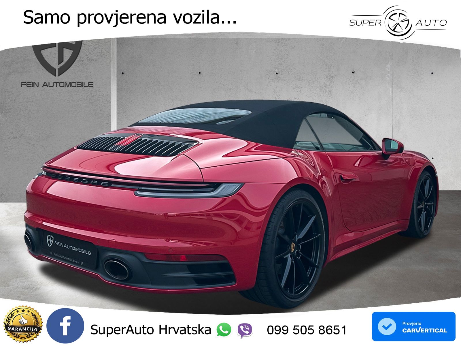 Porsche 911 Carrera S Cabriolet 3.0 (450 KS) PDK MATRIX+GR SJED+KAM