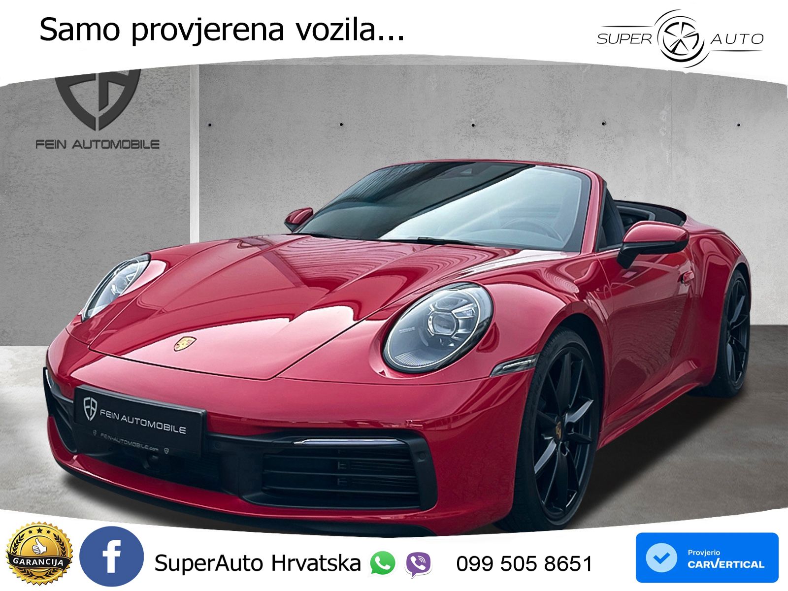 Porsche 911 Carrera S Cabriolet 3.0 (450 KS) PDK MATRIX+GR SJED+KAM