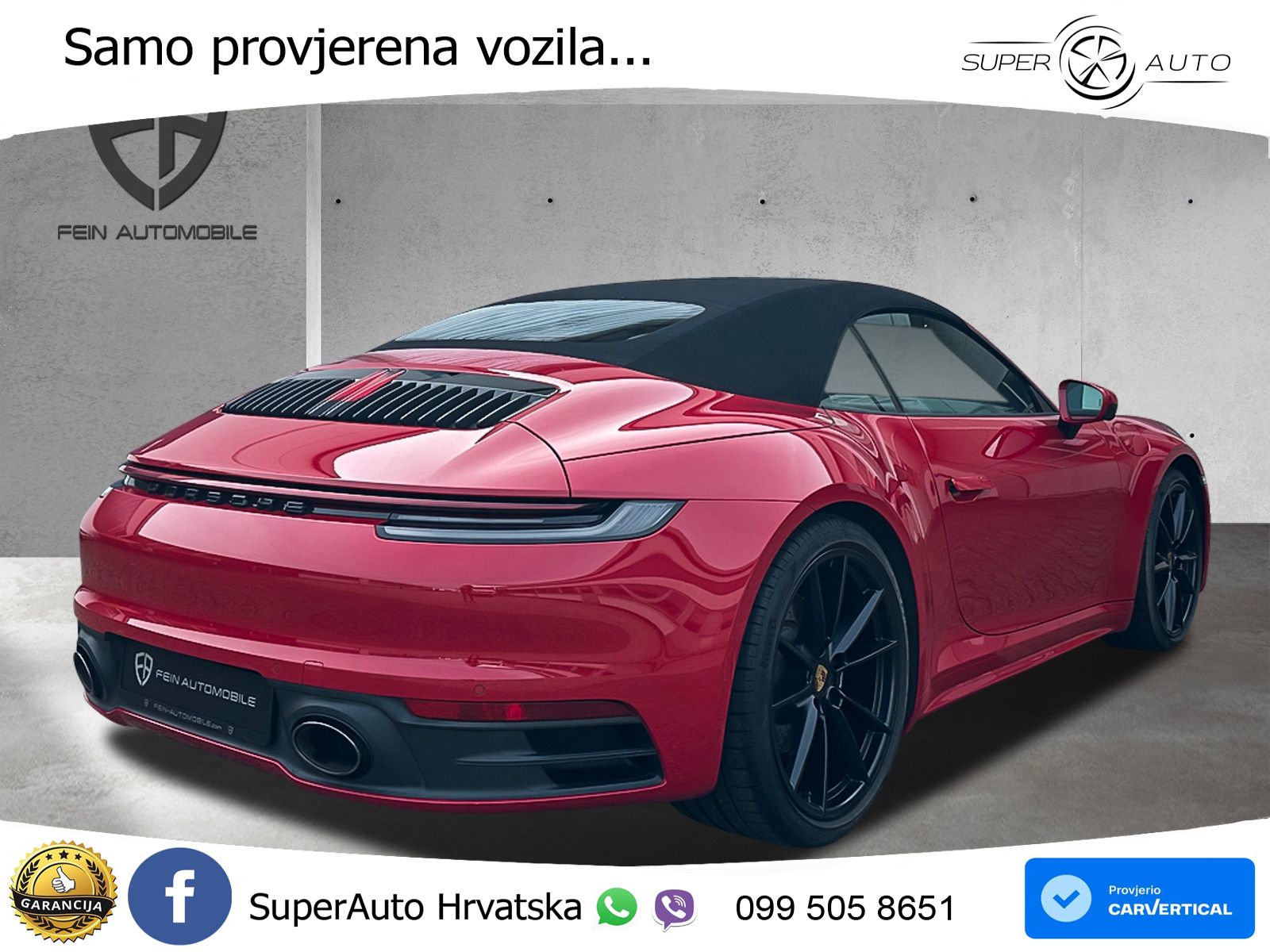 Porsche 911 Carrera S Cabriolet 3.0 (450 KS) PDK MATRIX+GR SJED+KAM