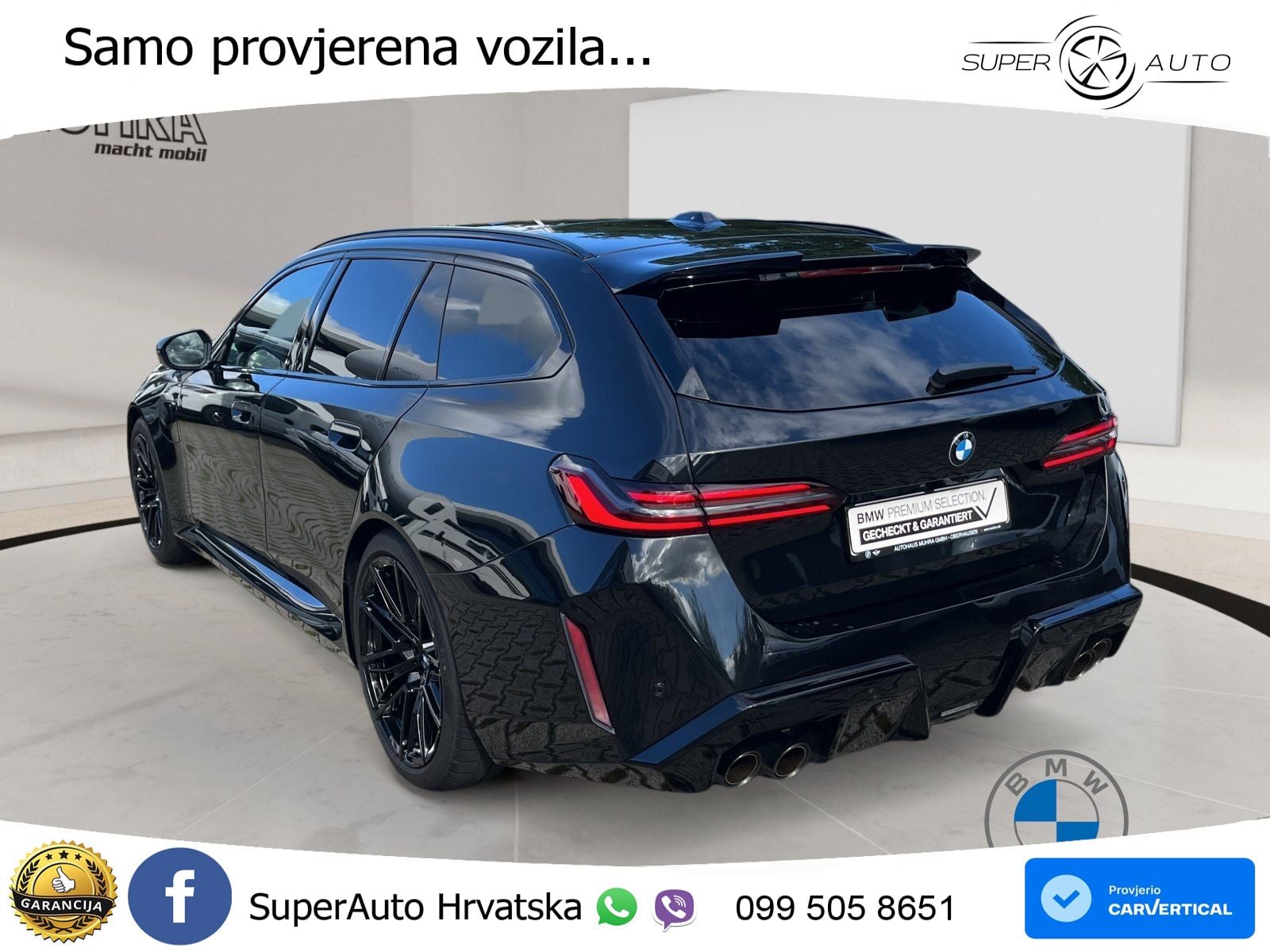 BMW M5 Touring 4.4 V8 (727 KS) xDrive Steptronic M Sport ACC+HEAD+4xGR SJED+360+PANO