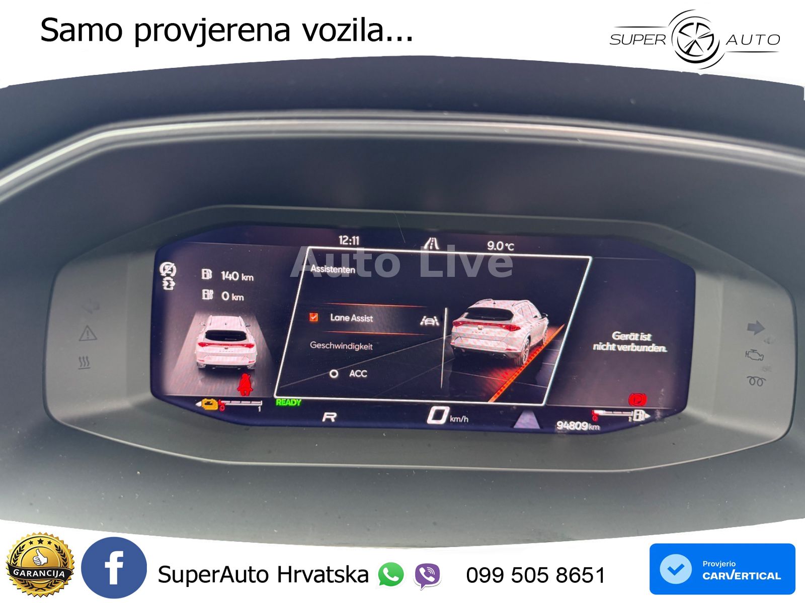 Cupra Formentor 1.4 TSI (245 KS) e-Hybrid DSG VZ LED+GR SJED+ACC
