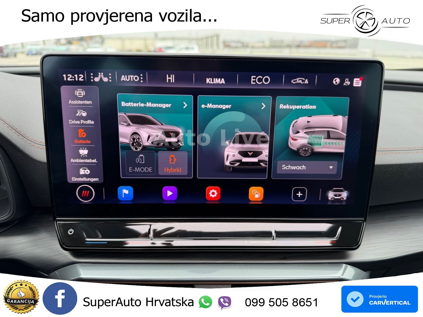 Cupra Formentor 1.4 TSI (245 KS) e-Hybrid DSG VZ LED+GR SJED+ACC