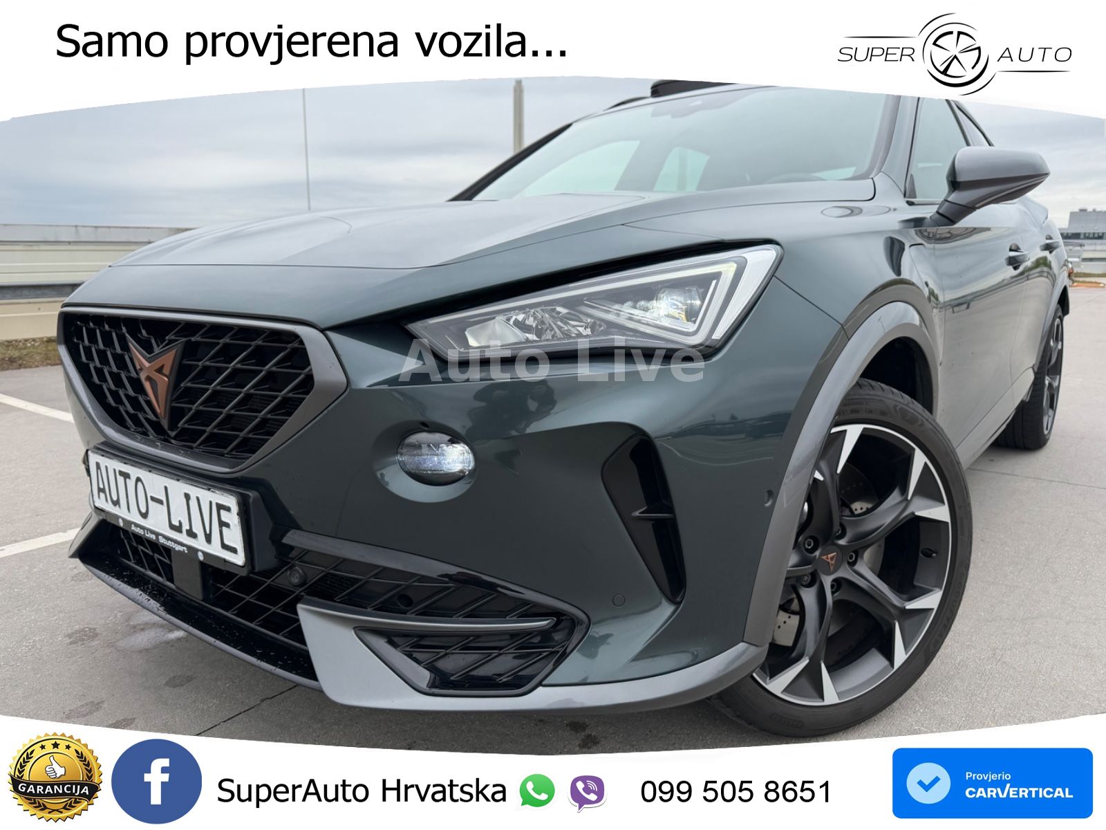 Cupra Formentor 1.4 TSI (245 KS) e-Hybrid DSG VZ LED+GR SJED+ACC