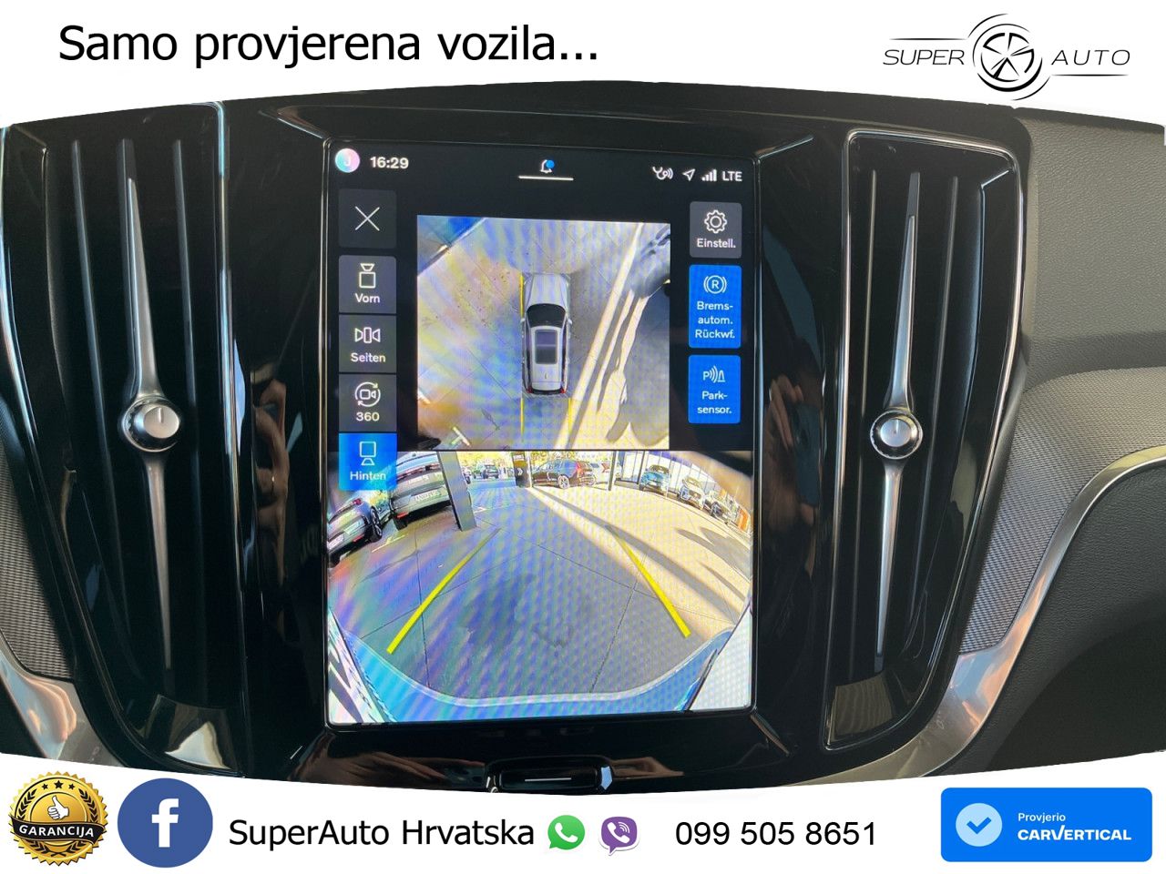 Volvo V60 2.0 B4 Benzin DCT ACC+GR SJED+360+PANO