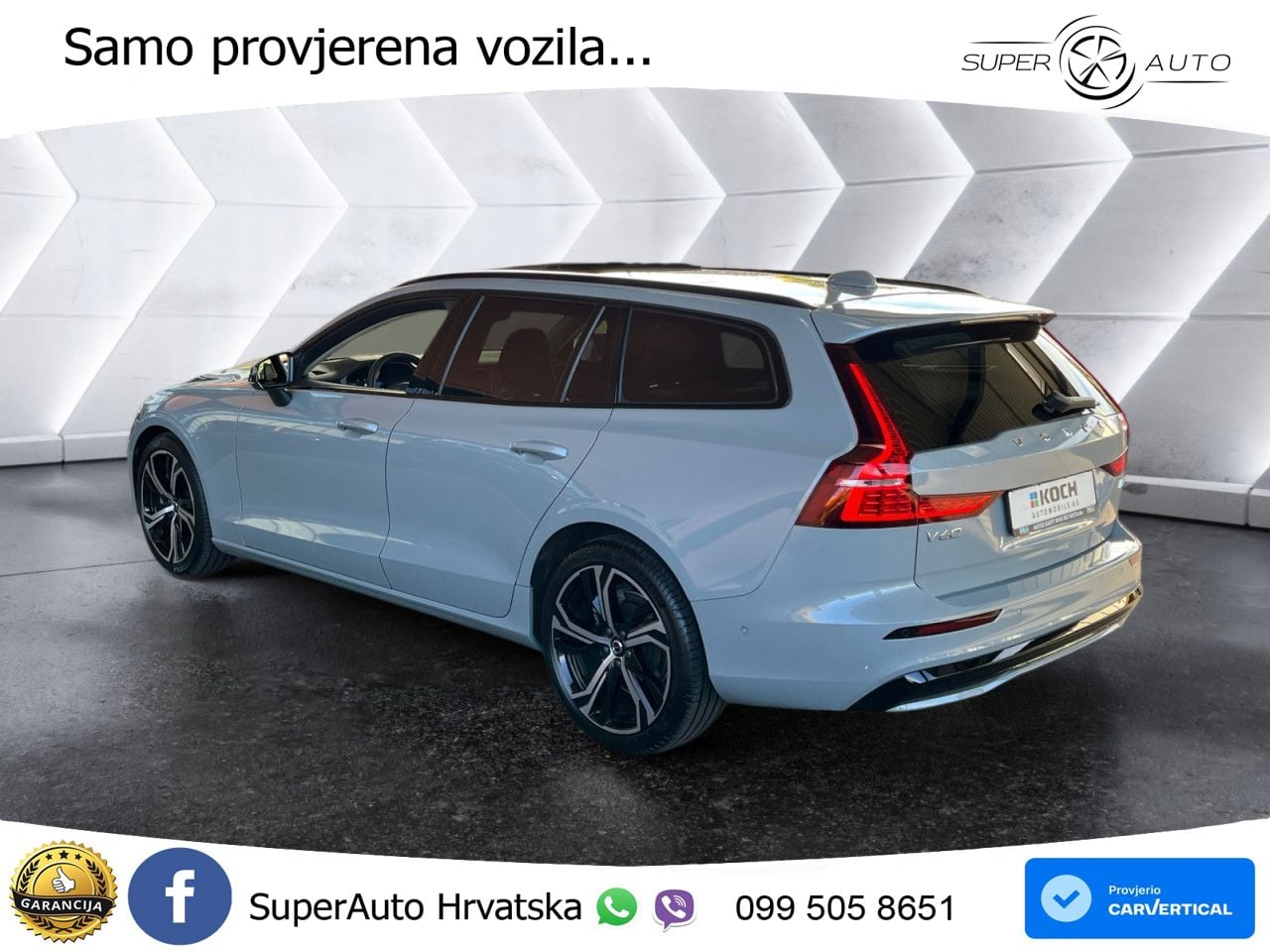 Volvo V60 2.0 B4 Benzin DCT ACC+GR SJED+360+PANO
