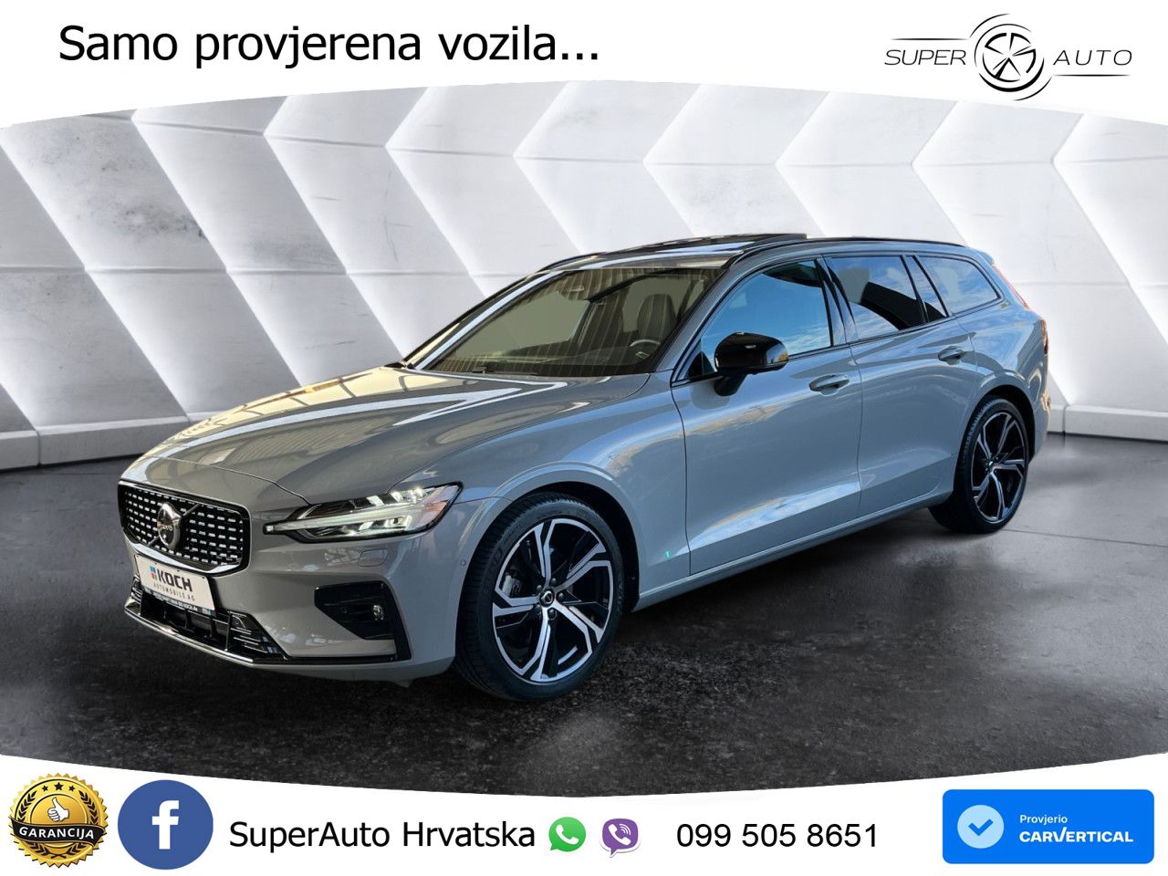 Volvo V60 2.0 B4 Benzin DCT ACC+GR SJED+360+PANO