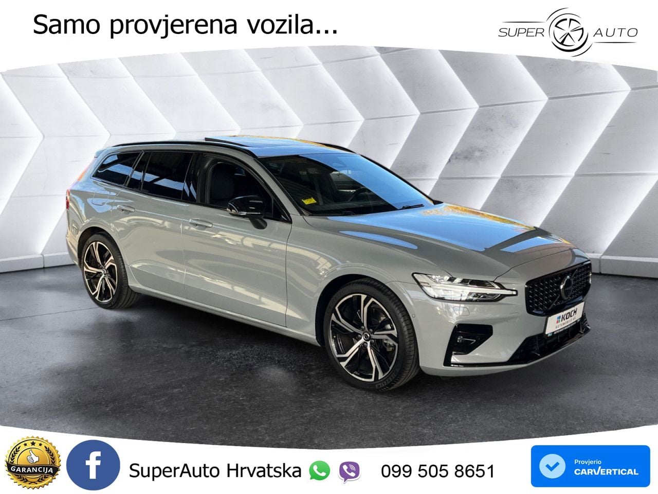 Volvo V60 2.0 B4 Benzin DCT ACC+GR SJED+360+PANO