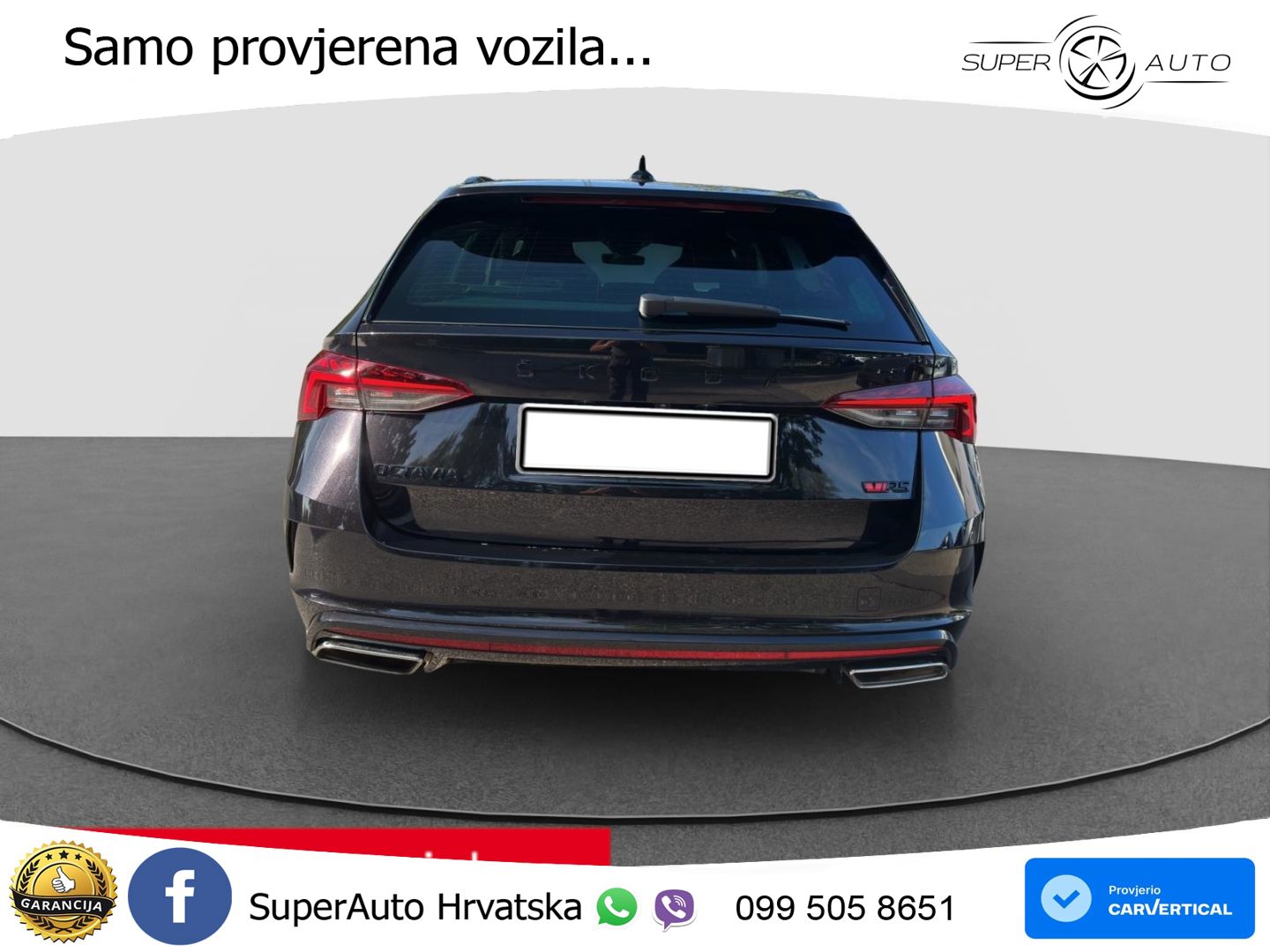Škoda Octavia Combi RS 2.0 TDI (200 KS) DSG LED+GR SJED+ACC