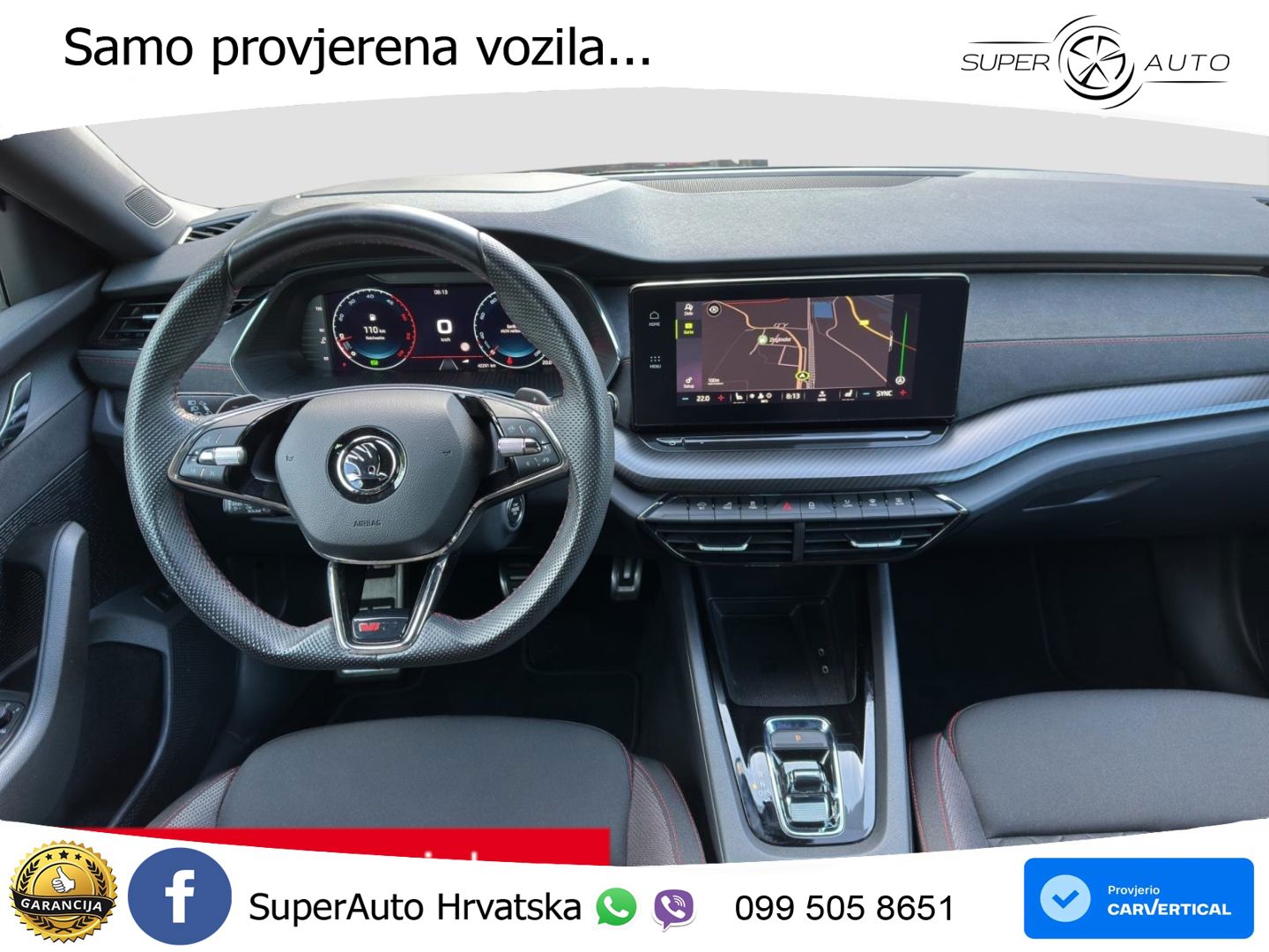 Škoda Octavia Combi RS 2.0 TDI (200 KS) DSG LED+GR SJED+ACC