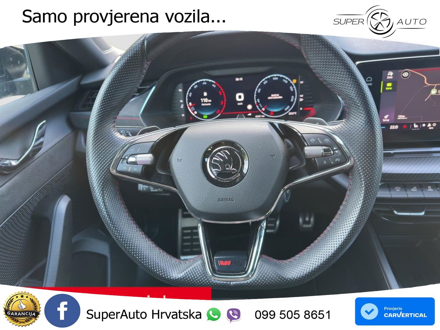 Škoda Octavia Combi RS 2.0 TDI (200 KS) DSG LED+GR SJED+ACC