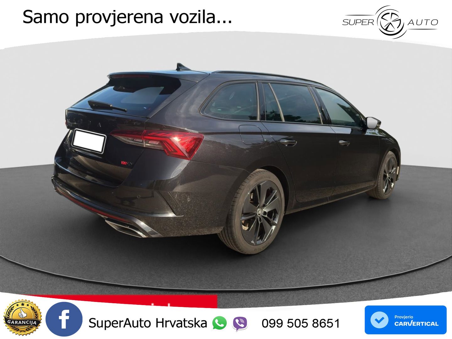 Škoda Octavia Combi RS 2.0 TDI (200 KS) DSG LED+GR SJED+ACC