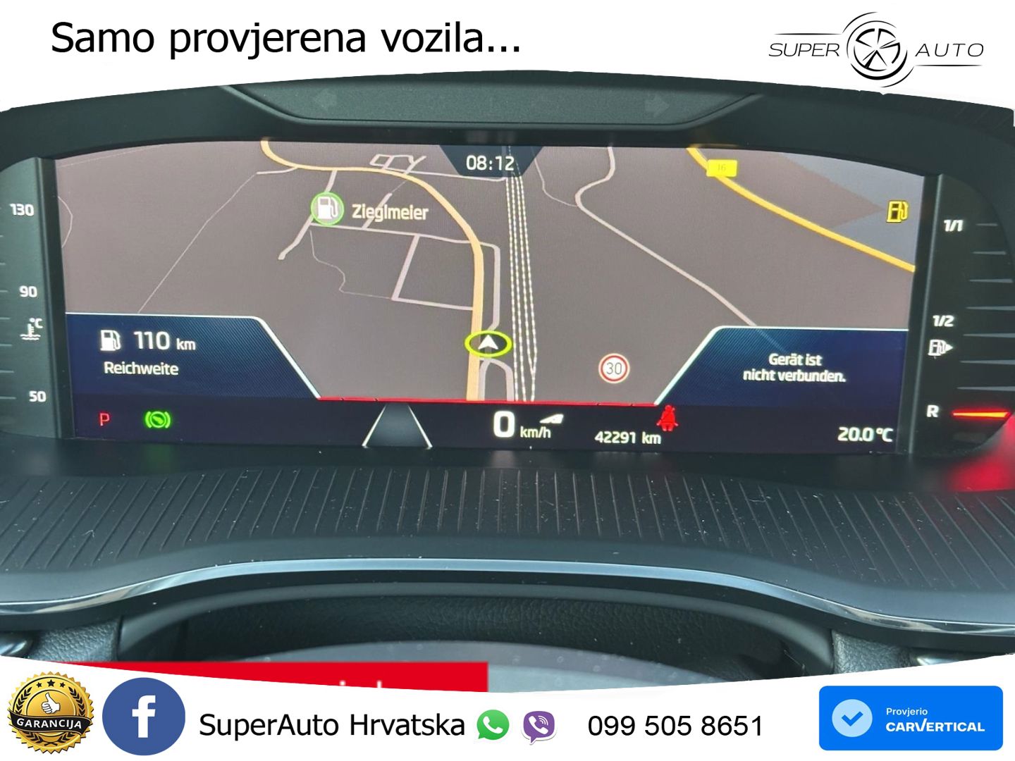 Škoda Octavia Combi RS 2.0 TDI (200 KS) DSG LED+GR SJED+ACC