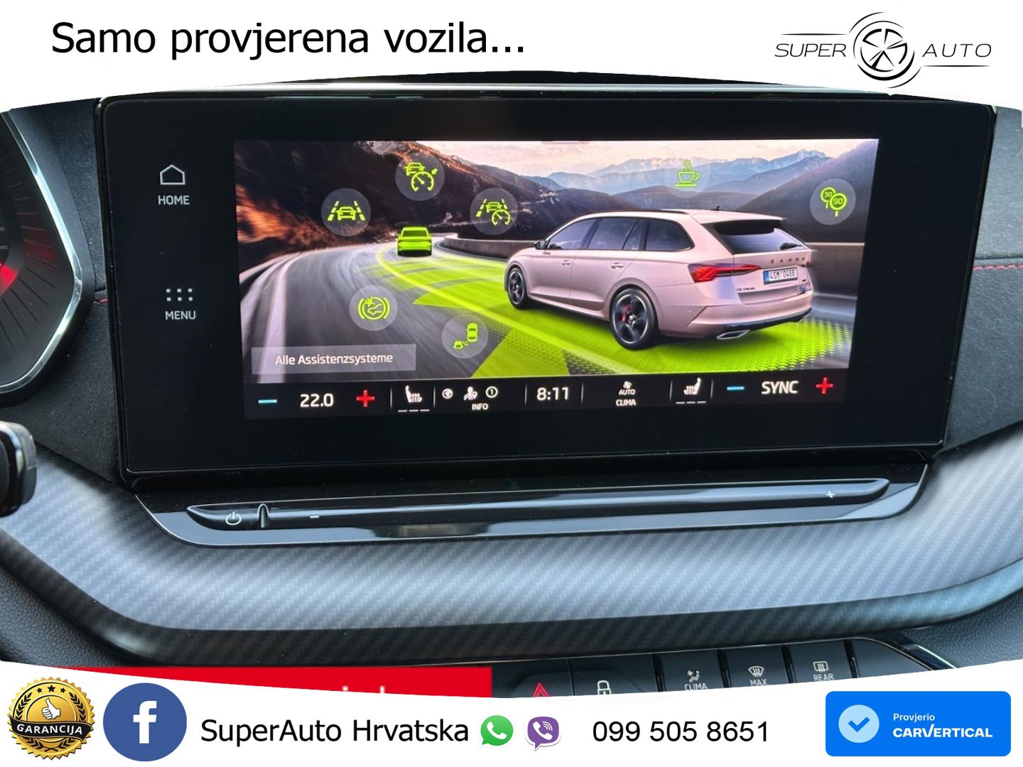 Škoda Octavia Combi RS 2.0 TDI (200 KS) DSG LED+GR SJED+ACC