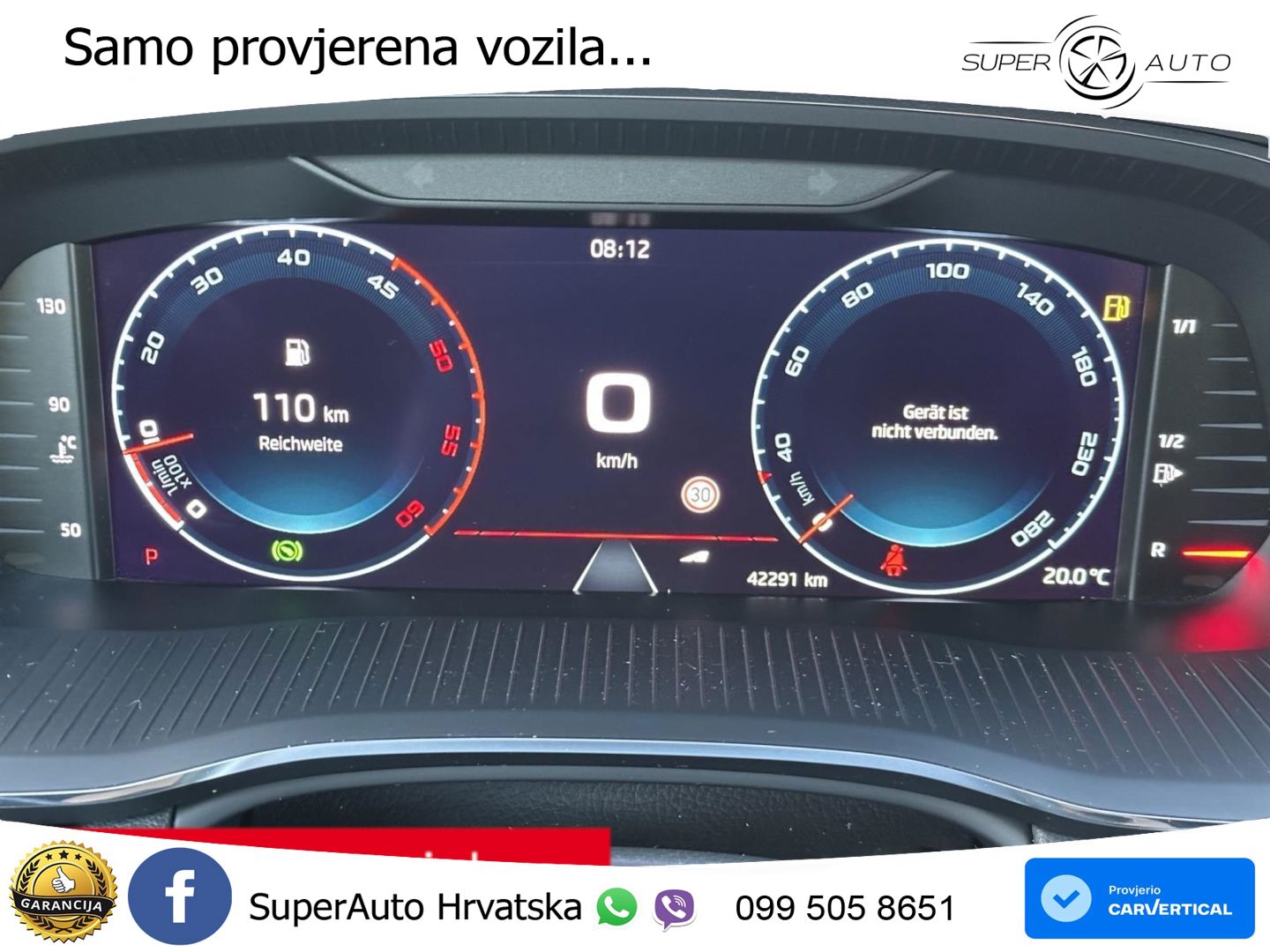 Škoda Octavia Combi RS 2.0 TDI (200 KS) DSG LED+GR SJED+ACC