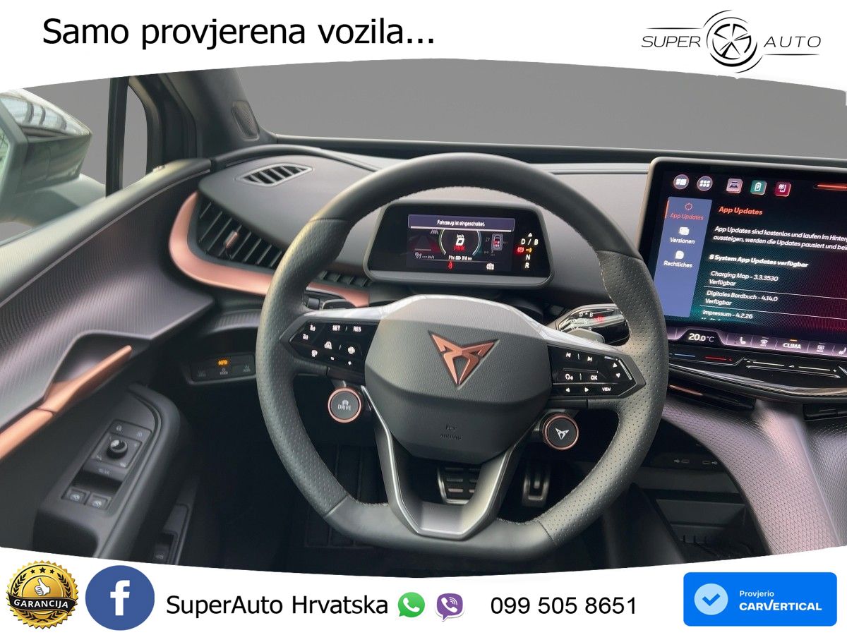 Cupra Tavascan 82 kWh (286 KS) LED+GR SJED+ACC