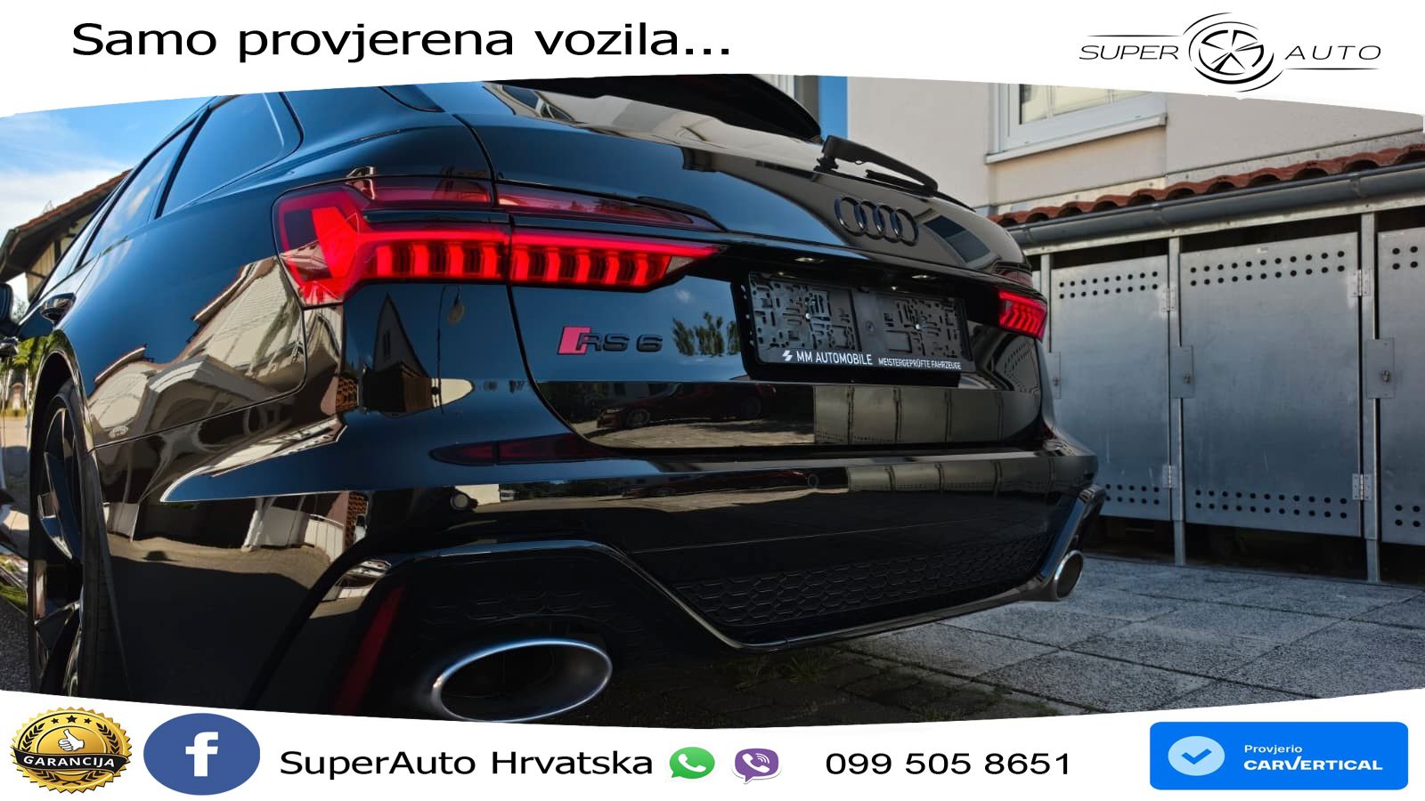 Audi RS6 Avant 4.0 TFSI V8 (600 KS) quattro Tiptronic LED+GR SJED+ACC