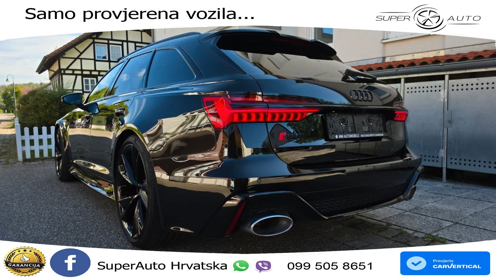 Audi RS6 Avant 4.0 TFSI V8 (600 KS) quattro Tiptronic LED+GR SJED+ACC