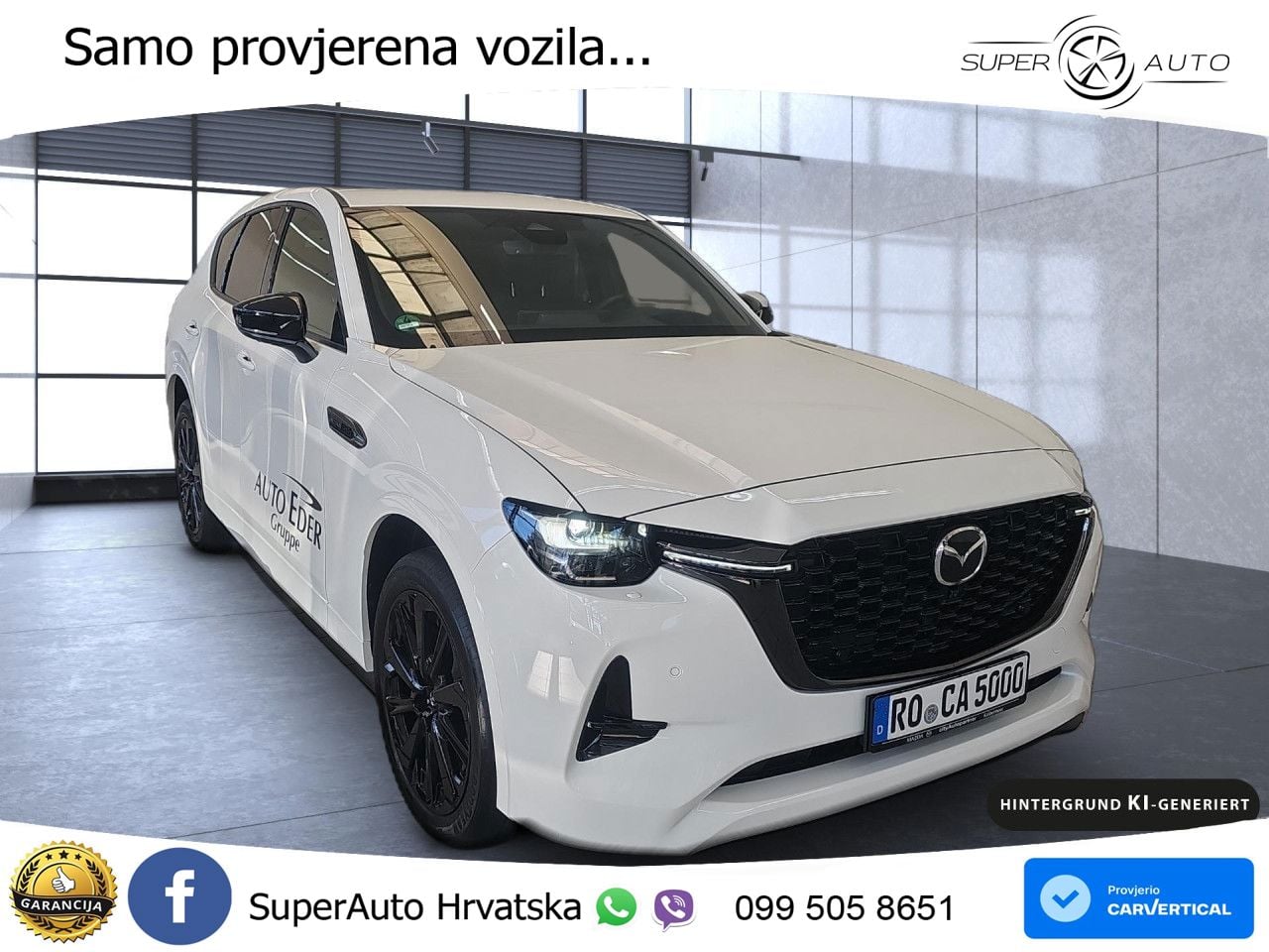 Mazda CX-60 3.3 e-Skyactiv D (254 KS) AWD Automatic MATRIX+GR SJED+KAM
