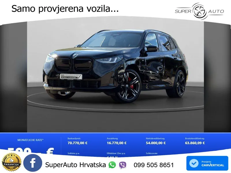 BMW X3 M50 xDrive Steptronic M Sport ACC+HEAD+4xGR SJED+360+PANO