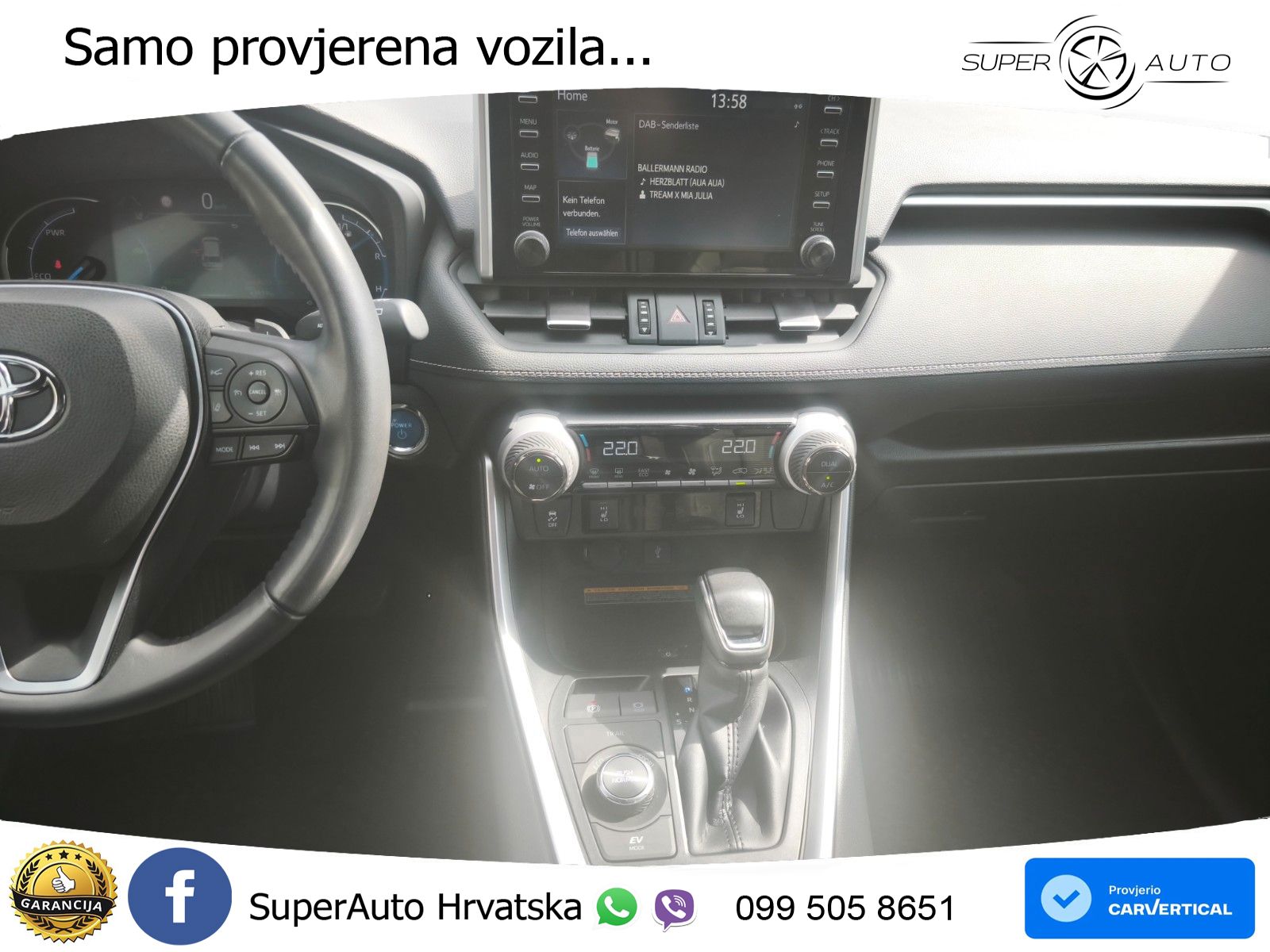 Toyota RAV4 2.5 (222 KS) Hybrid E-Four e-CVT LED+GR SJED+ACC