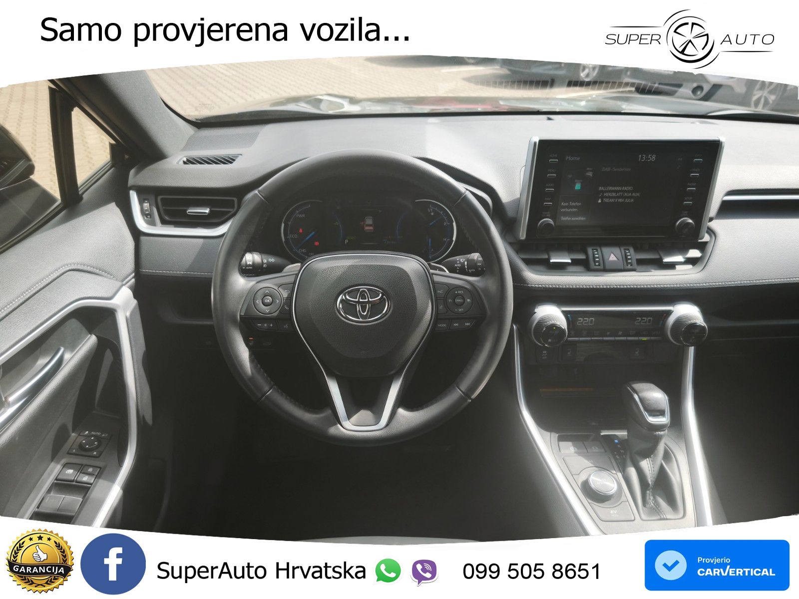 Toyota RAV4 2.5 (222 KS) Hybrid E-Four e-CVT LED+GR SJED+ACC