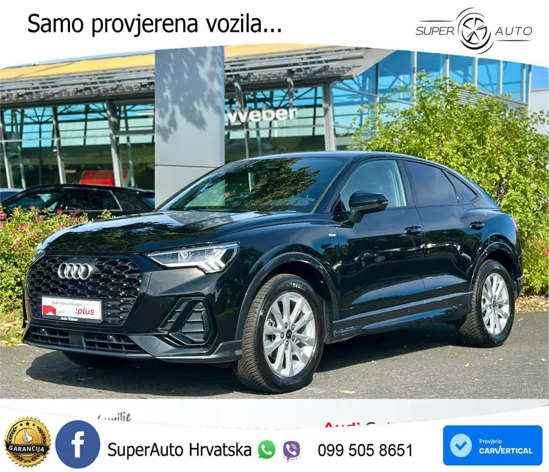 Audi Q3 Sportback 35 TFSI (150 KS) S tronic S line LED+GR SJED+ACC