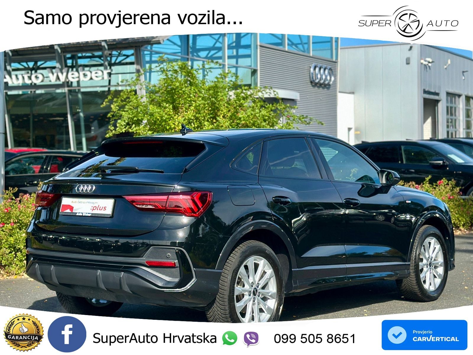 Audi Q3 Sportback 35 TFSI (150 KS) S tronic S line LED+GR SJED+ACC