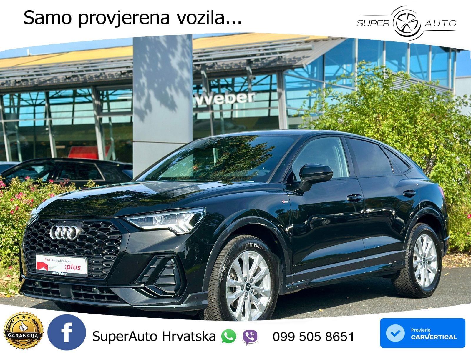 Audi Q3 Sportback 35 TFSI (150 KS) S tronic S line LED+GR SJED+ACC