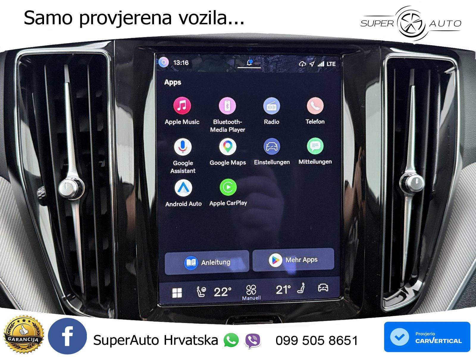 Volvo XC60 T6 AWD Geartronic LED+GR SJED+ACC