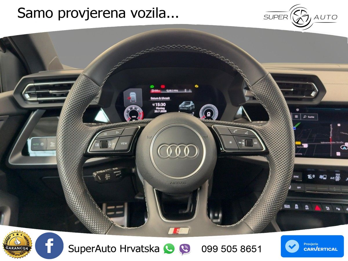 Audi A3 30 TDI (116 KS) LED+GR SJED+ACC