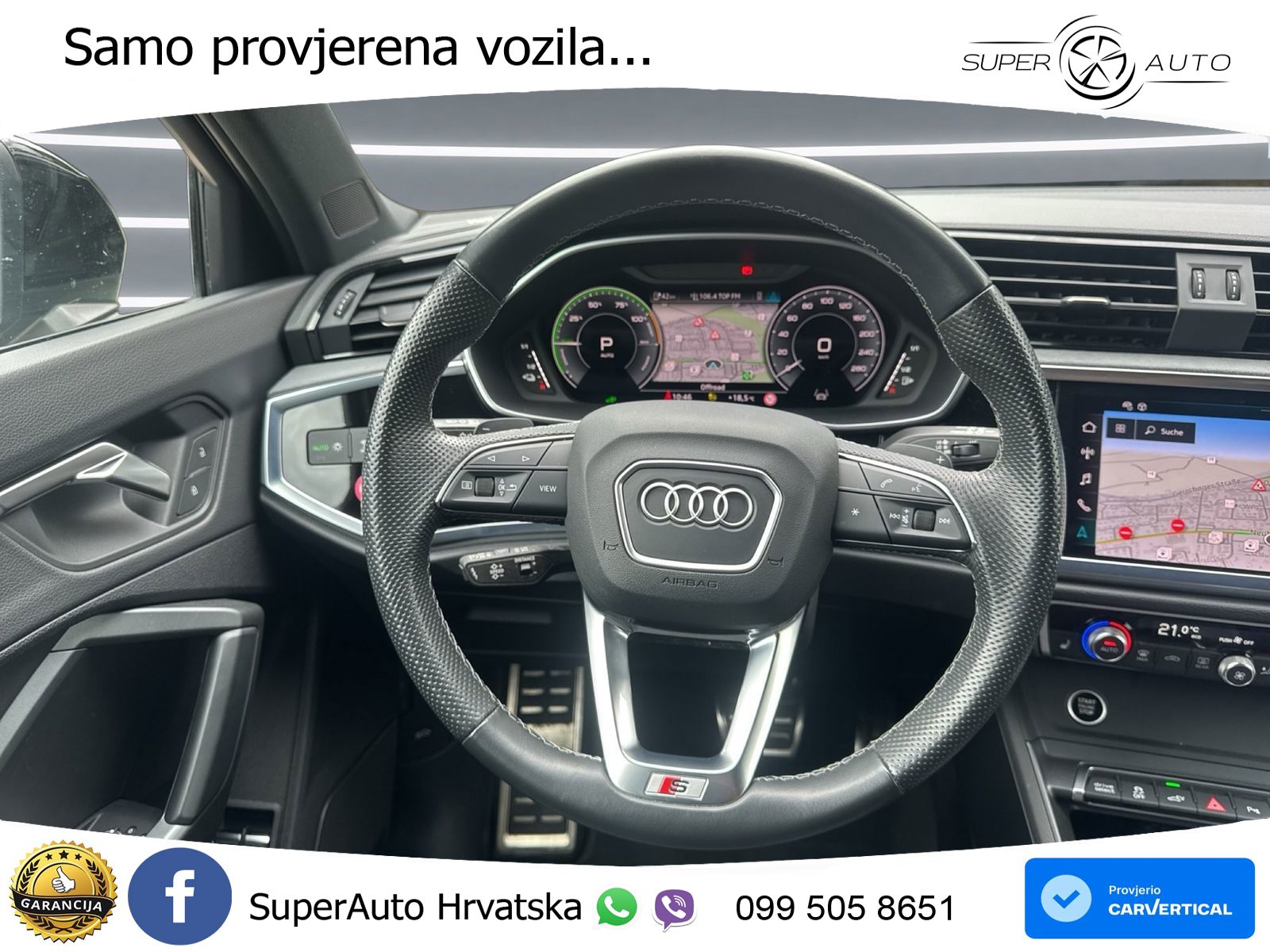 Audi Q3 Sportback 45 TFSIe (245 KS) S tronic S line MATRIX+GR SJED+KAM