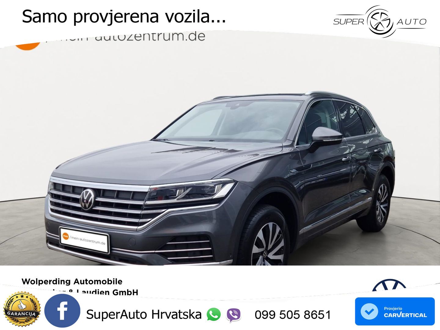 Volkswagen Touareg 3.0 V6 TDI (286 KS) 4MOTION Tiptronic LED+GR SJED+ACC